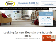 Tablet Screenshot of flooringgalaxy.com